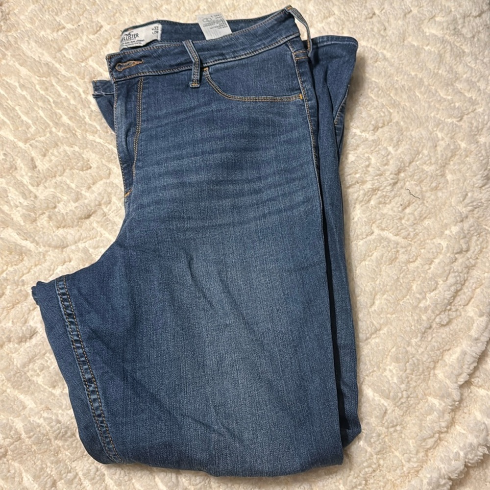 Medium Wash Curvy High Rise Jean Legging